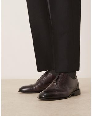 ASOS Derby Lace Up Shoes - Black