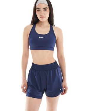 Nike – one – 2-in-1-shorts - Blau
