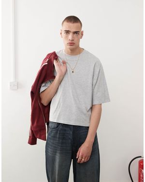 Collusion – lässig und kastig geschnittenes t-shirt - Weiß