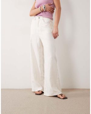 ARKET Pantaloni A Fondo Ampio - Neutro