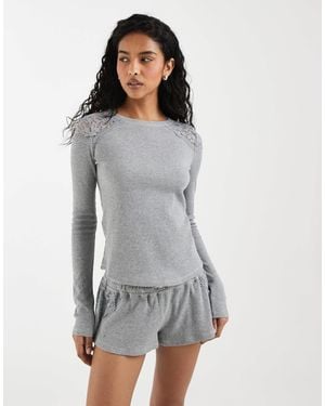 Free People Made You Blush Short - Gray