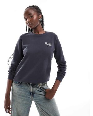 Wrangler Chest Logo Sweatshirt - Blue