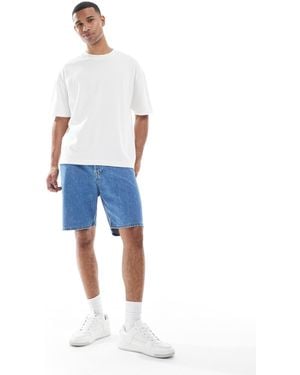 Jack & Jones Tony Loose Fit Denim Shorts - Blue