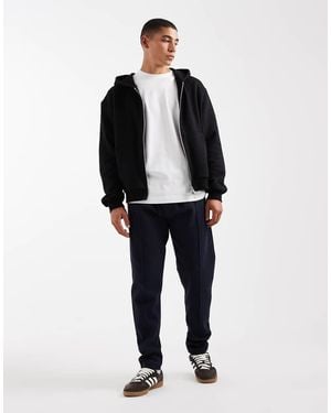 New Look Pique Pintuck joggers Co-ord - Black