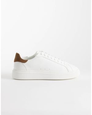 ASOS Lace Up Sneakers - Natural