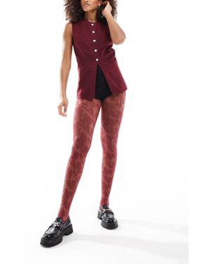 ASOS – strumpfhose - Rot