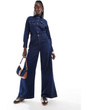 Wrangler Denim Jumpsuit - Blue