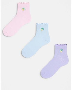 Brave Soul – 2er-pack knöchelsocken - Blau