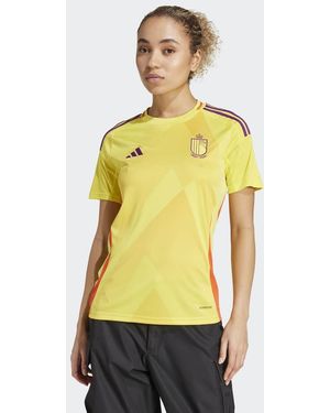 adidas Originals Maglia Fuori Casa Del Belgio 2025 (Squadra Femminile) Gialla - Giallo