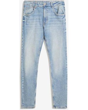 Bershka Skinny Jeans - Blauw