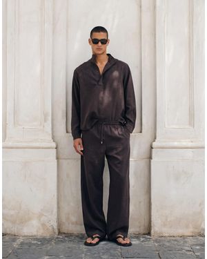 ASOS – fließende hose - Braun