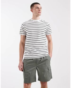 Only & Sons Pantalones Cortos Verde Caqui Claro Cargo De - Gris