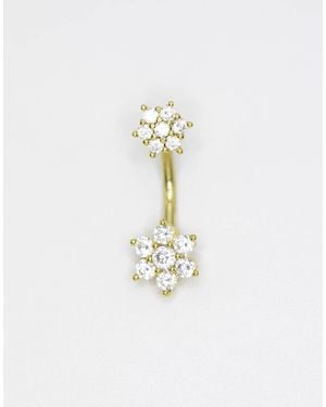 Lovisa – bauchnabelpiercing aus titan - Weiß