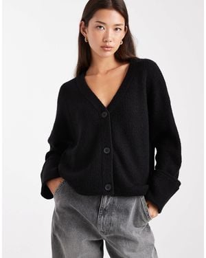 Miss Selfridge Gilet à col v et poignets larges - Noir