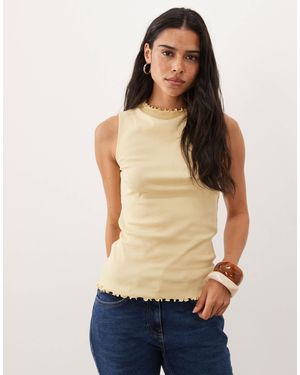 ARKET Jersey Rib Tank Top - Blue
