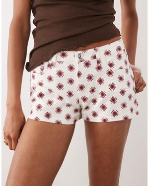 Mango Teen Cotton Rich Denim Short - Pink
