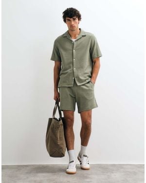 Gap Towelling Tie Waist Shorts Co-Ord - Green
