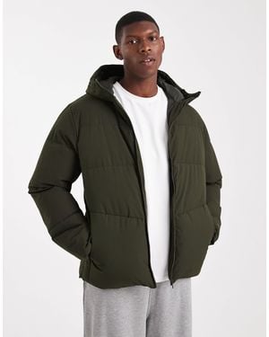 Jack & Jones Hooded Puffer Jacket - Green