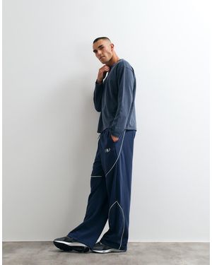 New Balance Trackside French Terry Pant - Blue