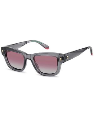 Polaroid Sunglasses Polaroid Rectangular Sunglasses - Grey