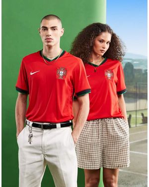 Nike Football Maglietta Stadio Portogallo Euro 2024 Casa Rossa - Rosso