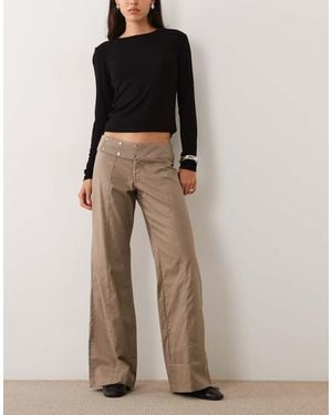Motel Townes Broek Met Studs - Bruin