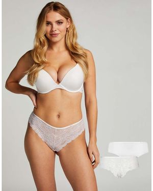 Hunkemöller 2-Pack Of Angie Brazilian Knickers - Brown