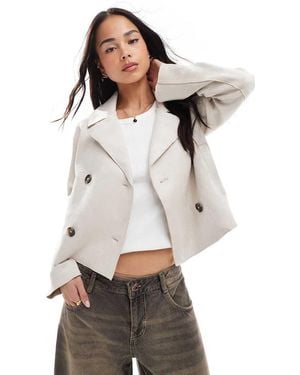 New Look Suedette Jacket - Natural