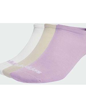 adidas Originals – 3 paar niedrig geschnittene, dünne socken - Lila