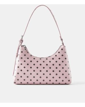 Pull&Bear Schoudertas Met Polkadotprint - Roze