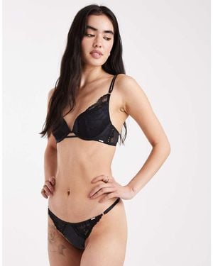 DORINA Lyra Satin String Thong - Black