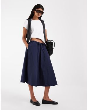 ASOS Gonna Midi Stile Tuta - Blu
