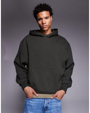 ASOS Premium Heavyweight Oversized Hoodie - Gray