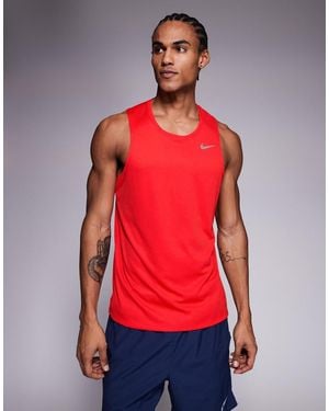 Nike Miler Dri-Fit Vest - Red