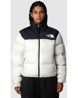 The North Face Chaqueta Blanco Duna Y Negro Tnf 1996 Retro Nuptse De
