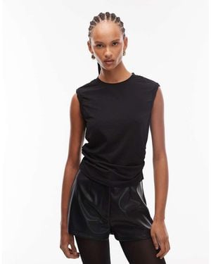 AllSaints West Sleeveless Tank Top - Black