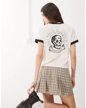 The Ragged Priest Crop Baby Tee - Natural