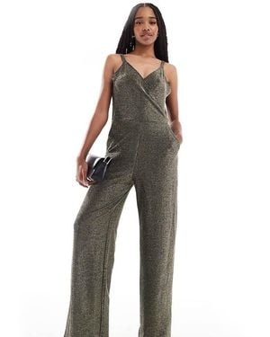 Vero Moda Strappy Wide Leg Jumpsuit - Multicolour