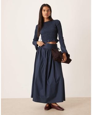 Glamorous Maxi Skirt - Blue