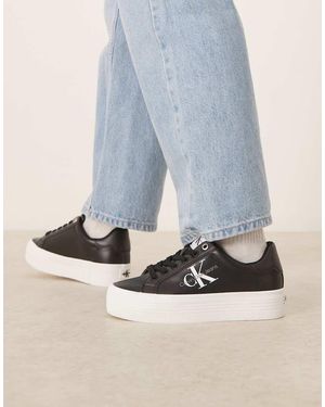 Calvin Klein Vulc Flatform Trainer - Blue