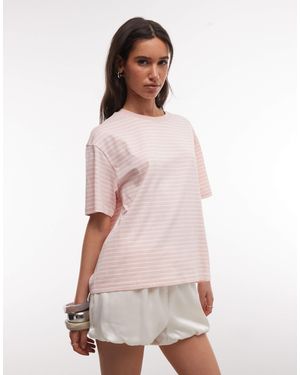 Monki Boxy Fit T-shirt - Pink