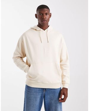 ASOS – essential – kapuzenpullover - Weiß