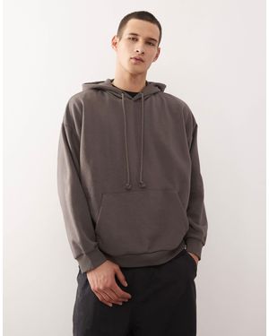 Collusion Boxy Hoodie - Gray