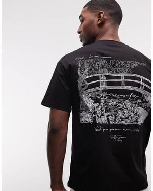 Sixth June Monet Gallery T-shirt - Black