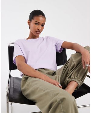 Pieces Jersey T-shirt - Purple