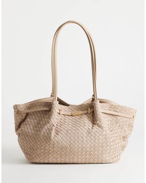 New Look Slouch Weave Tote - Natural