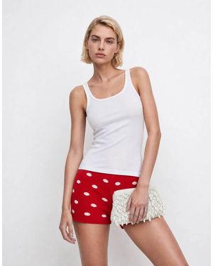 ASOS Knitted Micro Short Co-ord - Red