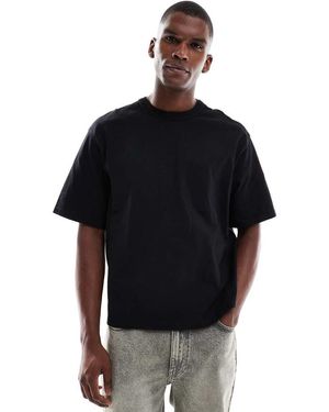 Jack & Jones Oversize Cropped T-shirt - Black