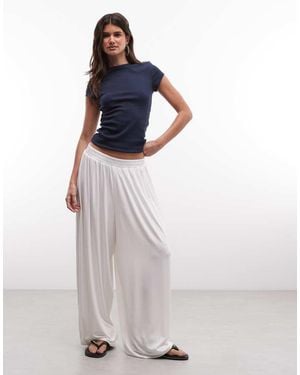 ASOS Wide Leg Jogger - White