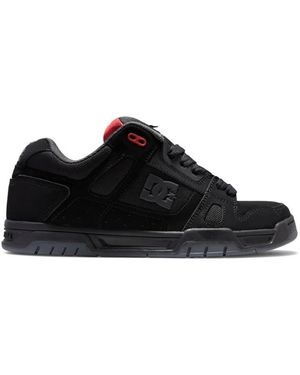 DC Shoes Stag Leather Trainers - Black